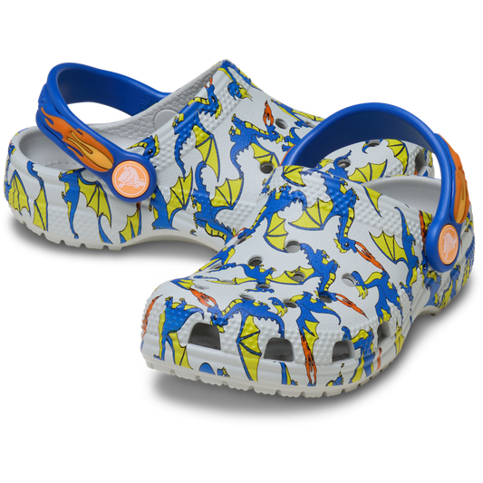 Toddler Classic Dragon Graphic Clog - US 8363