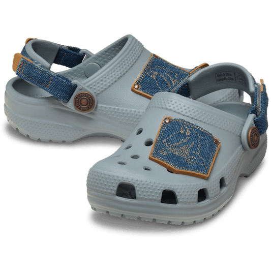 Toddler Classic Denim Adjustable Backstrap Clog - US 5742