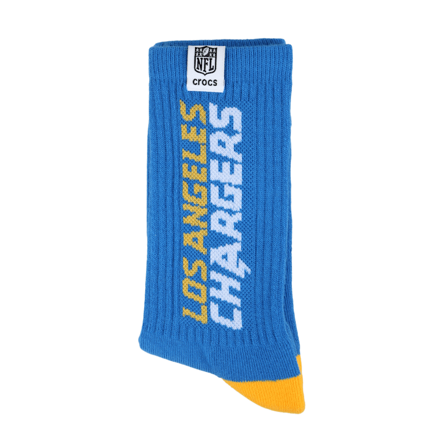 NFL Los Angeles Chargers Crocs Socks - US 3880