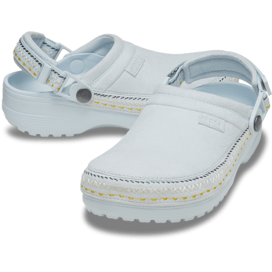 Crafted Vegan Suede Stitch Clog - US 1255