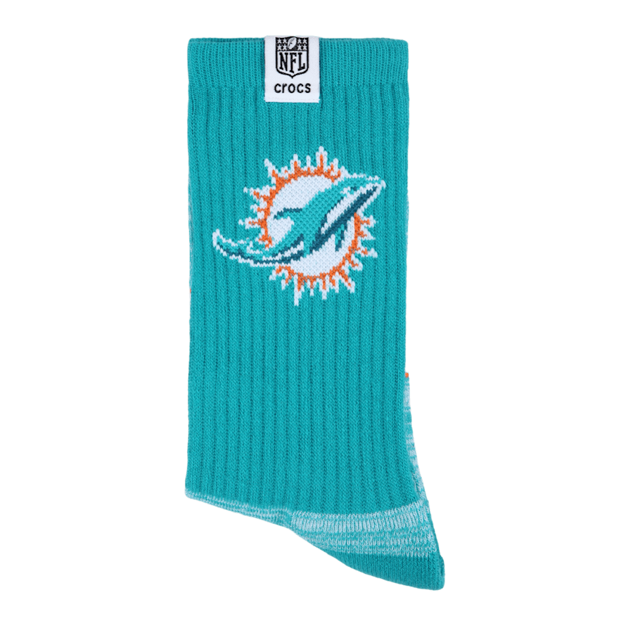 NFL Miami Dolphins Crocs Socks - US 3081
