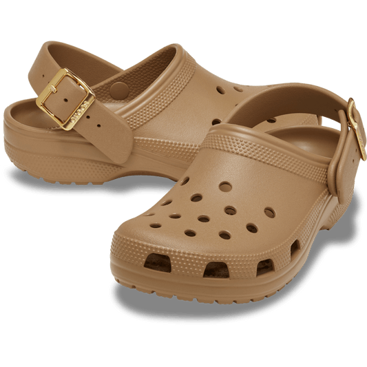 Classic Metallic Buckle Clog - US 6224