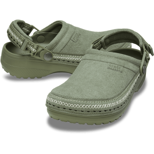 Crafted Vegan Suede Stitch Clog - US 3250