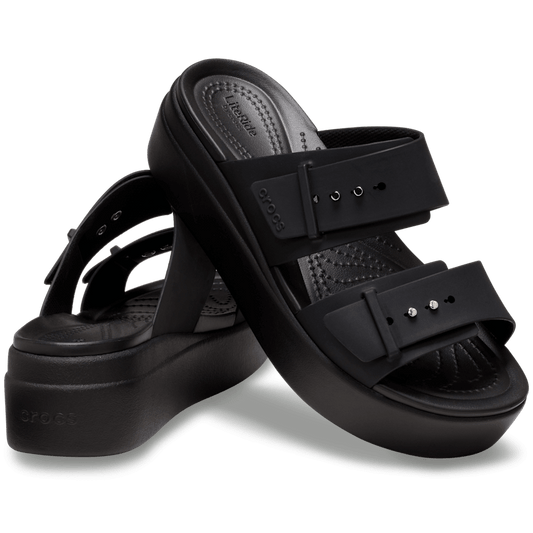 Brooklyn Buckle Low Wedge Sandal - US 9765