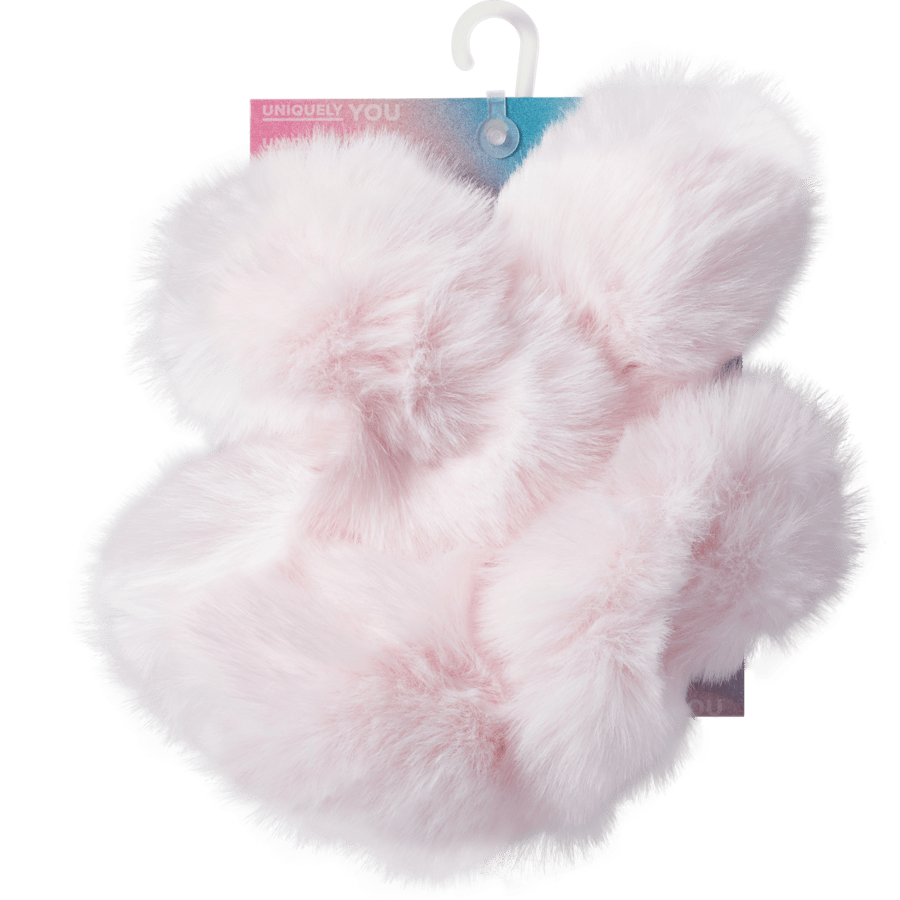 Faux Fur Back Strap Scrunchie Btc - US 7091