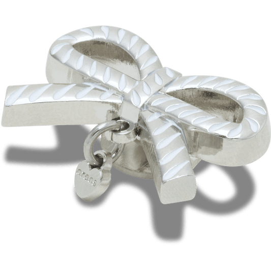 White and Gold Bow SMT Gem - US 6209