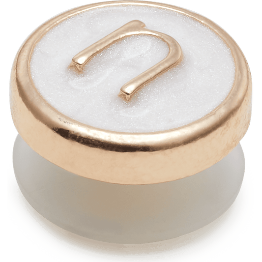 Tiny Pearlized Letter N - US 2017