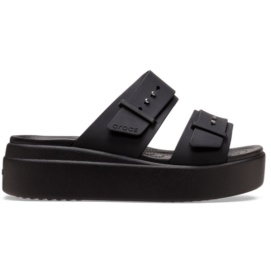 Brooklyn Buckle Low Wedge Sandal - US 9765