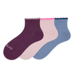 Scallop Quarter Crew 3PK - US 7458