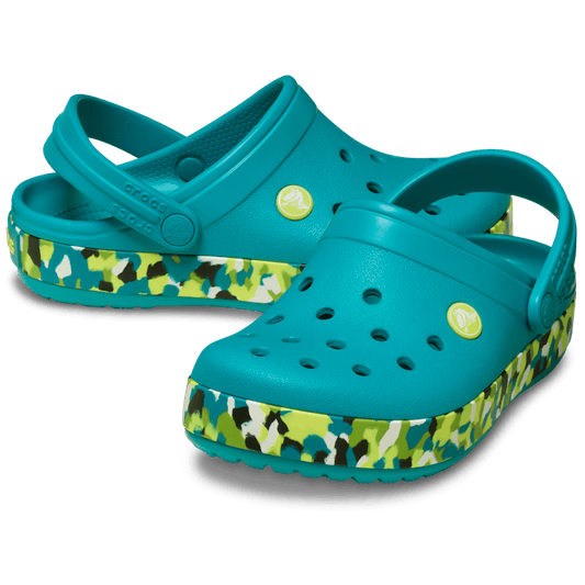 Kids' Crocband Glow Confetti Band Clog - US 3819