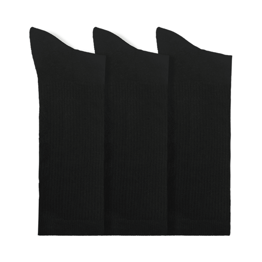 Texture Logo Crew Socks 3PK - US 5007