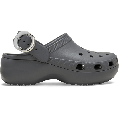 Classic Platform Dipped Buckle Clog - US 4092