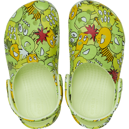Toddler Classic Glow Monster Camo Clog - US 4615