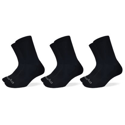 Texture Logo Crew Socks 3PK - US 5007