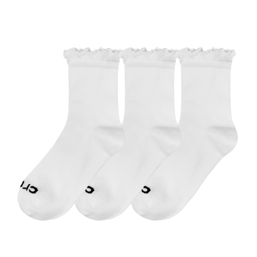 Ruffle Ankle Socks 3PK - US 6253