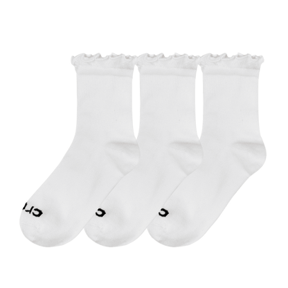 Ruffle Ankle Socks 3PK - US 6253