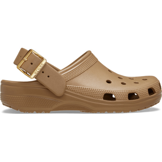 Classic Metallic Buckle Clog - US 6224