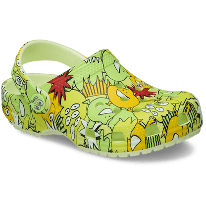 Toddler Classic Glow Monster Camo Clog - US 4615