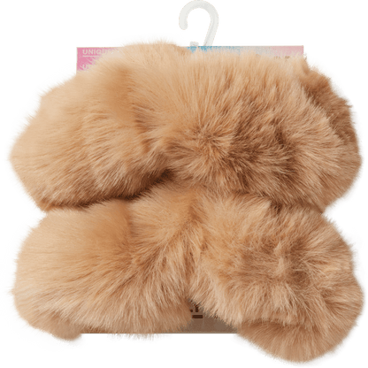 Faux Fur Back Strap Scrunchie Btc - US 2525