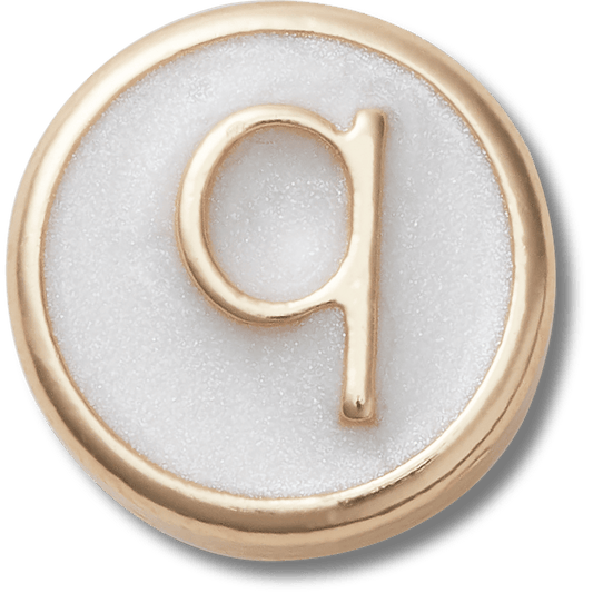 Tiny Pearlized Letter Q - US 8897