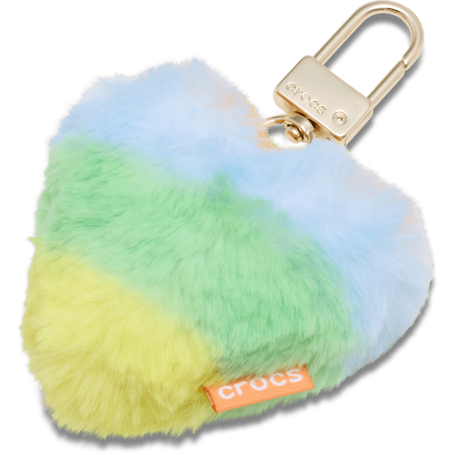 Plush Heart Bag Charm - US 3825