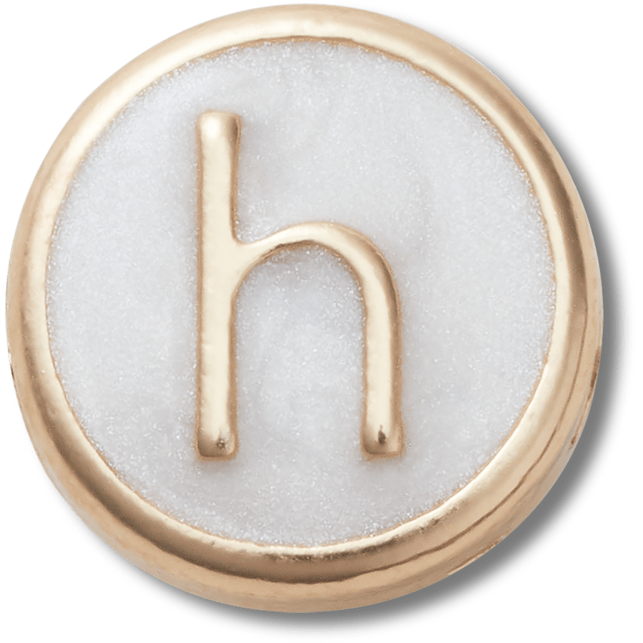 Tiny Pearlized Letter H - US 1290