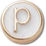 Tiny Pearlized Letter P - US 9601
