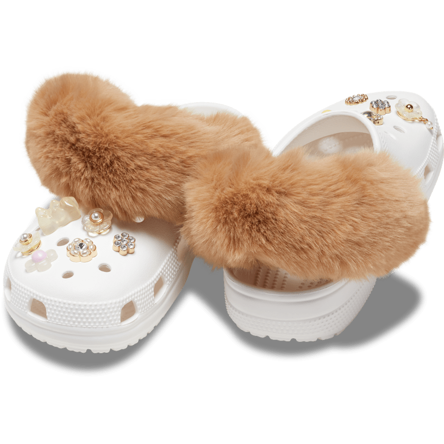 Faux Fur Back Strap Scrunchie Btc - US 2525