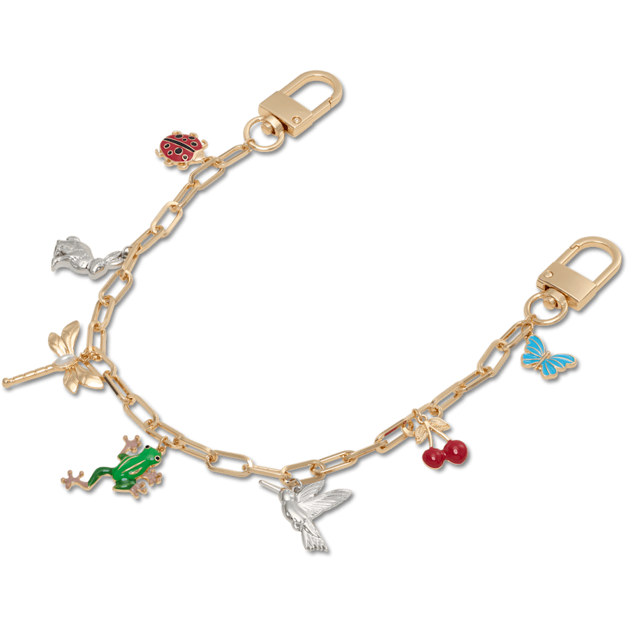 Spring Long Chain Bag Charm - US 2952