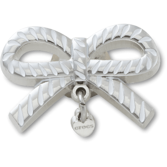 White and Gold Bow SMT Gem - US 6209