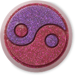 Glitter Pink Yin Yang - US 7844