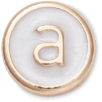 Tiny Pearlized Letter A - US 1118